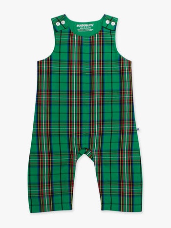 Green Nicholas Plaid Longall Romper