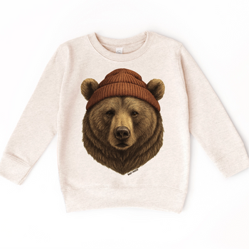 Bear With A Beanie - Winter Sweatshirt
