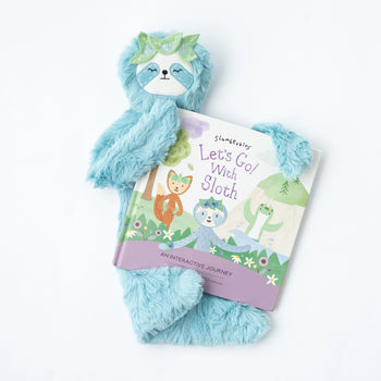 Blueberry Sloth Spring Snuggler & Interactive Book