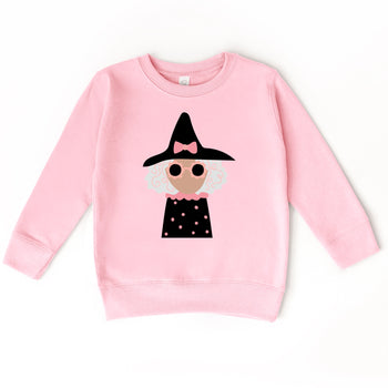 Whimsical Witch Pink Sweatshirt
