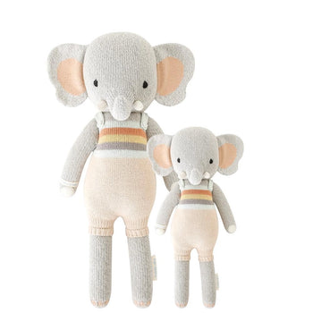 Evan the Elephant Knit Doll by Cuddle & Kind