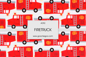 Fire Engine Cuddle w/ Red Satin Trim