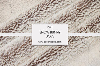 Luxe Cuddle Snow Bunny Dove / Rellek Ragz Collection Throw Blanket