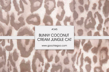 Luxe Cuddle® Bunny Jungle Cat / Coconut Cream / Rellek Ragz Collection / Throw