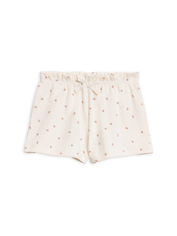 Organic Fay Ruffle Waist Short - Rosa Floral / Ballet