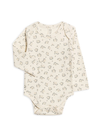 Organic River Bodysuit - Hayden Floral / Denim + Mist