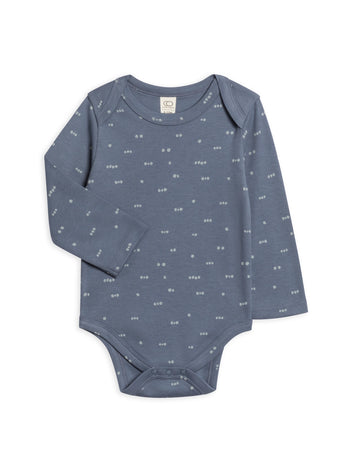 Organic River Bodysuit - Tridot / Denim + Mist