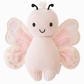 Baby Butterfly Knit Doll by Cuddle & Kind / Petal Pink