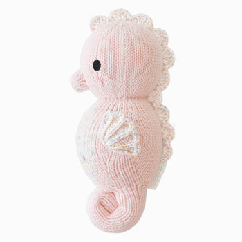 Baby Seahorse Knit Doll by Cuddle & Kind / Pink