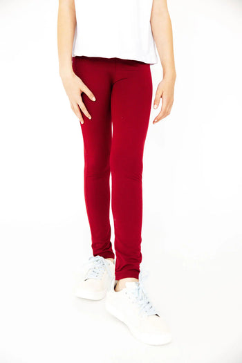 Burgandy Leggings