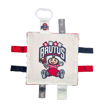 Ohio State Brutus Buckeyes Crinkle Tag Square