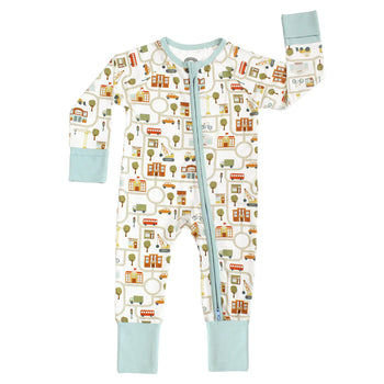 Let's Go City Bamboo Convertible Romper PJ