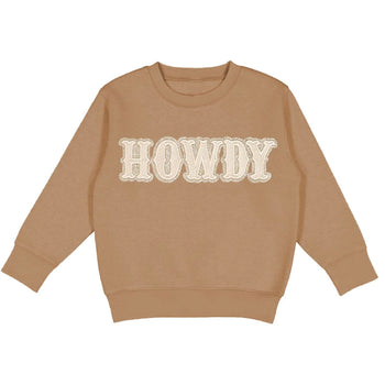 Howdy Patch Sweatshirt - Mocha