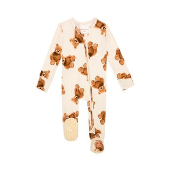 Posh Peanut Teddy Freddy Zippered Footie