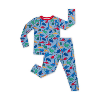Festive Dinos L/S PJ Set