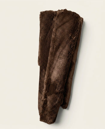 Luxe Cuddle® Bunny Lush / Chocolate / Rellek Ragz Collection / Throw