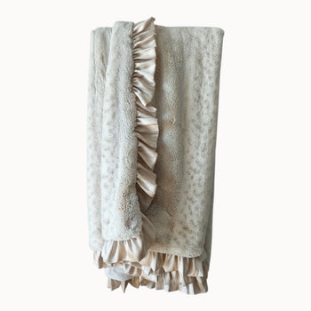 Luxe Cuddle® Alaskan Bunny Oat Throw Blanket