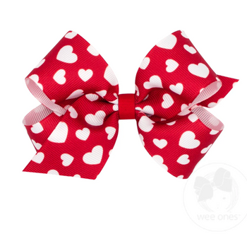 Grosgrain Heart Bows / Medium