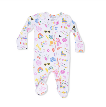 2-Way Zipper Romper / Girl Power