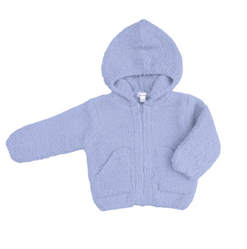 Chenille Hoodie / Dusty Blue