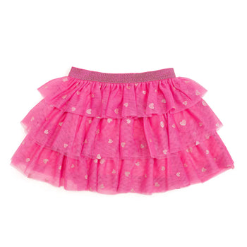Heart Petal Pink Tiered Tutu