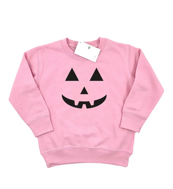 * Pink/Black Jack-o-lantern Sweatshirt