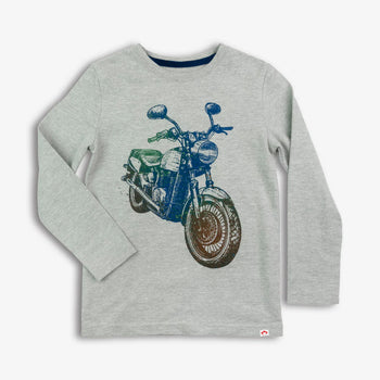 Long Sleeve Tee - Retro Bike
