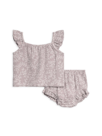 Suki Muslin Tank & Bloomer Set - Lucia Floral / Lilla