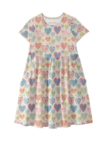 Lovestruck Hearts S/S Pocket Dress