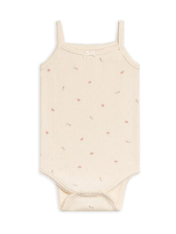 Eva Pointelle Tank Bodysuit - Pia Floral