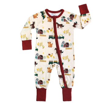 On the Farm Bamboo Convertible Romper