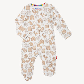 Gingerbread Lane Organic Cotton Footie by Magnetic Me