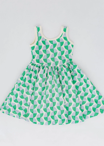 Retro Twirl Sleeveless Twirl Dress