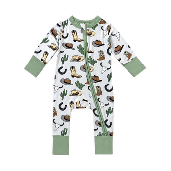 Cowboy Country / 2-Way Zip Romper