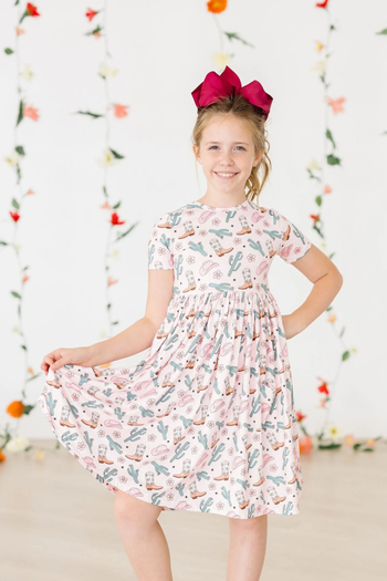 Cactus Cowgirl Twirl Dress