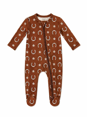 Rusty Horseshoe / 2-Way Zip Footie