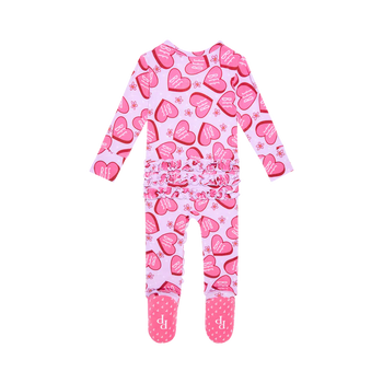 Posh Peanut Besties Ruffled Footie