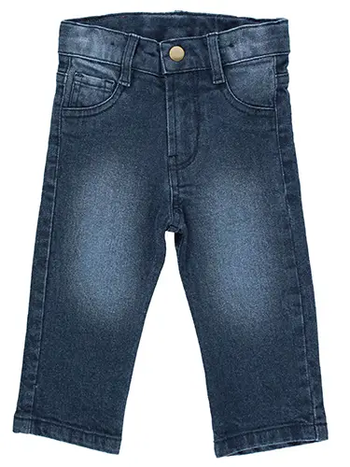 Boys Medium Wash Straight Jeans