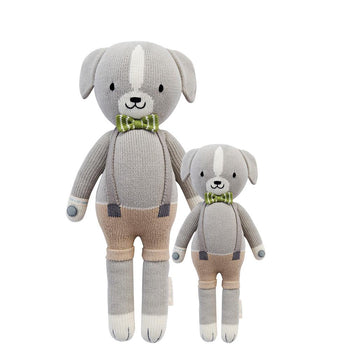Noah the Dog Knit Doll by Cuddle & Kind