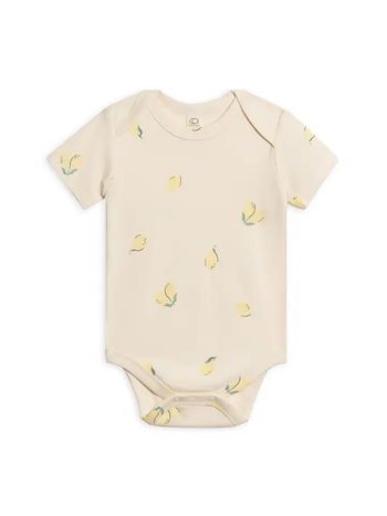 Organic Afton Bodysuit - Lemon
