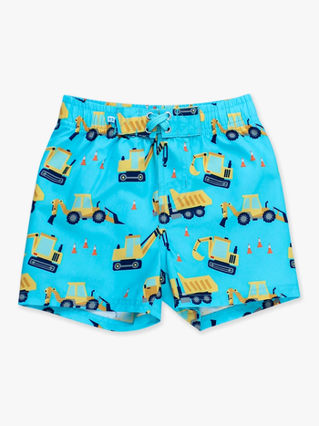 Under Construction Swim Trunks