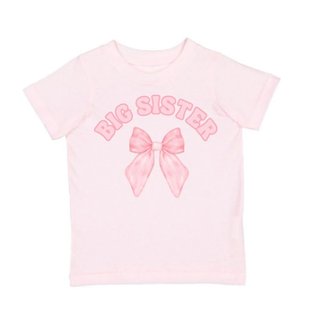 Big Sister Pink Bows Tee