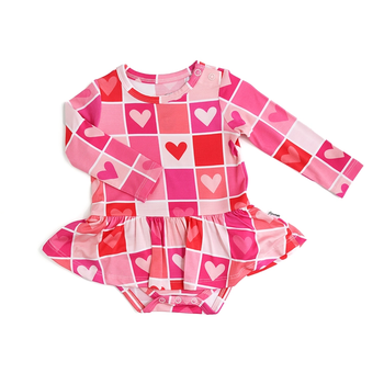 Amora Valentine L/S Tutu Bodysuit