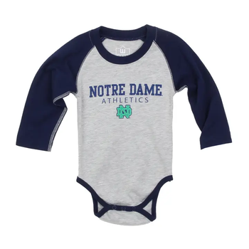 Notre Dame Fighting Irish L/S Athletic Bodysuit