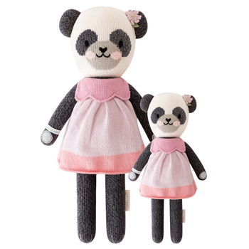 Polly Panda Knit Doll by Cuddle & Kind
