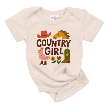 Country Girl Western Organic Cotton Bodysuit