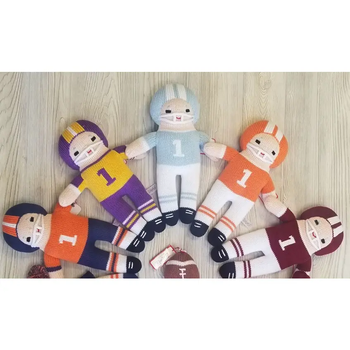 * Football Player Knit Dolls