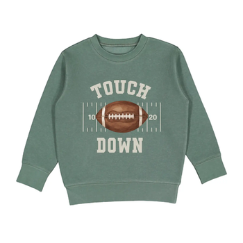 Touchdown S/S Football Sweatshirt / Hunter Green