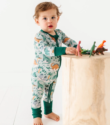 Bamboo PJ Sleeper - Rex