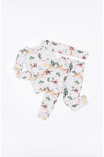 Bamboo / Long Sleeve 2-Piece PJ Set - Billy Western